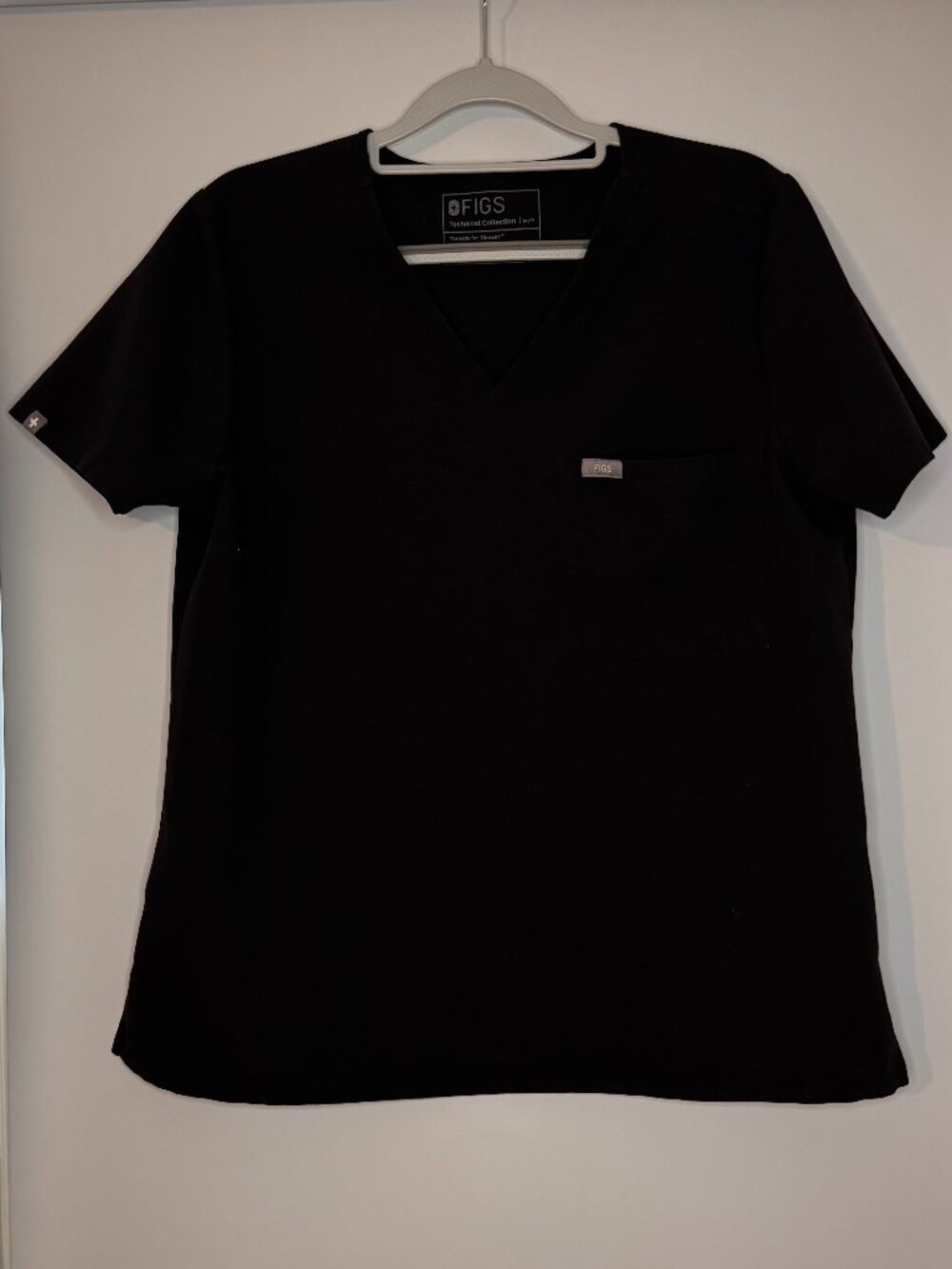 [M/P] FIGS Livingston Technical Collection Scrub Top - Black
